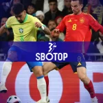 SBOTOP: Sorotan Pertandingan Persahabatan Spanyol 3-3 Brasil