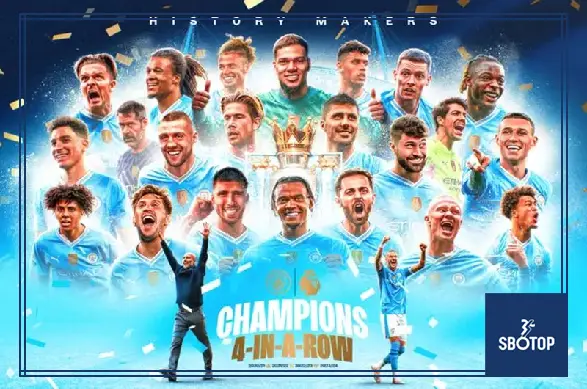 SBOTOP: Manchester City Juara Liga Premier Inggris 2023/24