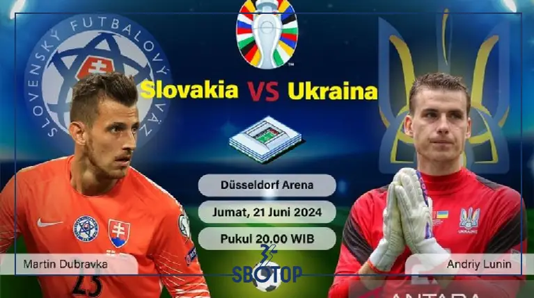 SBOTOP Slovakia vs Ukraina: Laga Penuh Emosi