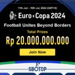 SBOTOP : EURO x Copa 2024 Total Hadiah Bergabung 20 Miliar Rupiah