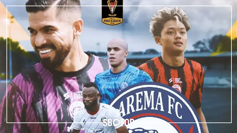 SBOTOP Piala Presiden 2024: 4 Taring Arema FC yang Siap Permalukan Bali United, Menanti Auman Singo Edan