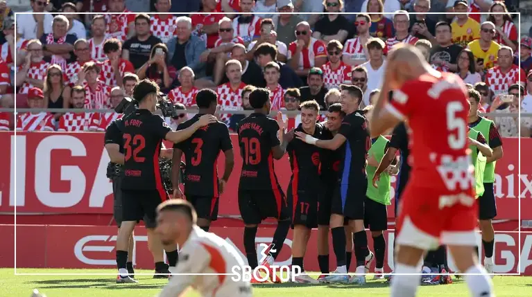 SBOTOP Hasil Liga Spanyol: Barcelona Menang Telak atas Girona Meski Ferran Torres Terima Kartu Merah