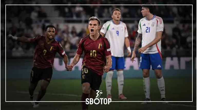 SBOTOP_-Trossard-Sempurnakan-Kebangkitan-untuk-Sangkal-Italia